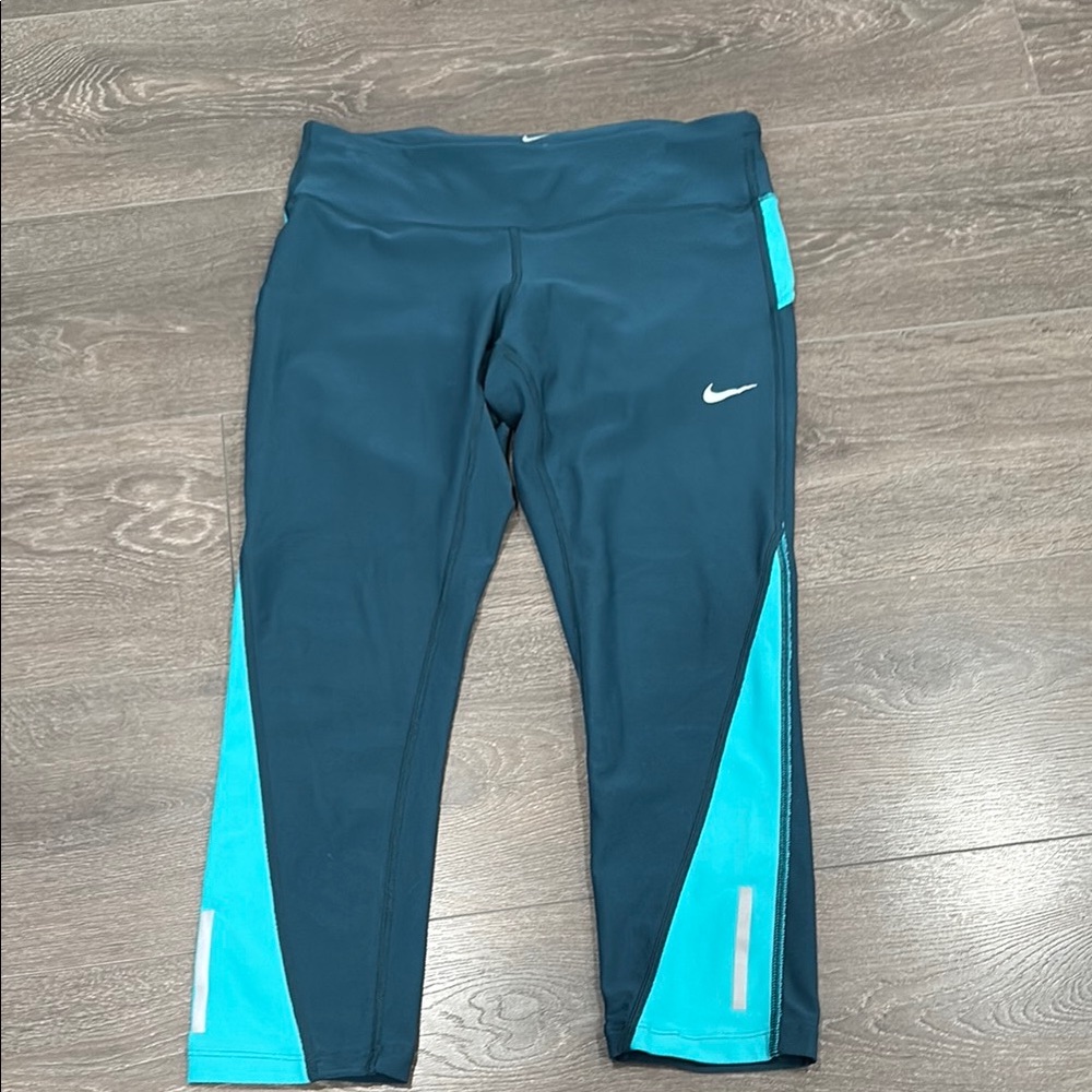 Nike Teal and Aqua Leggings